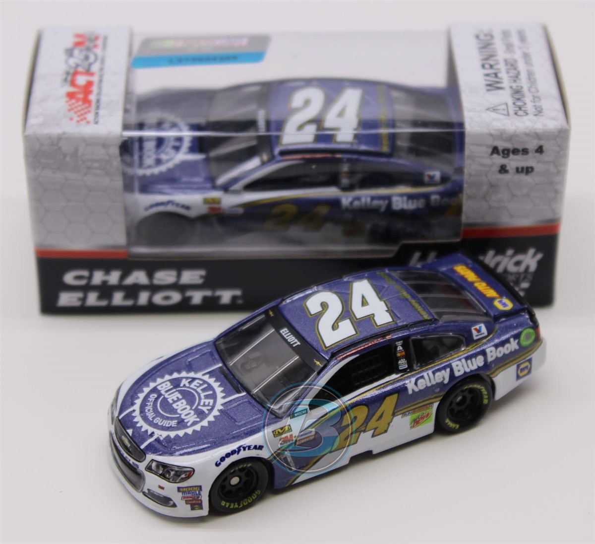 Chase Elliott 2021 Kelley Blue Book 1//64 Die Cast RUBBER TIRES /& METAL CHASSIS